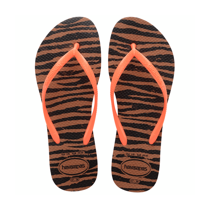  HAVAIANAS KIDS SLIM ANIMALS Rust orange