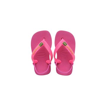  HAVAIANAS BABY BRASIL LOGO Pink flux