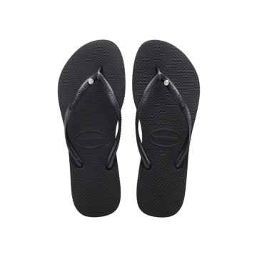  HAVAIANAS SLIM CRYSTAL SW II Black